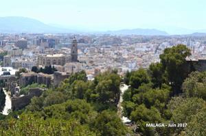009- Malaga vue du Gibralfaro